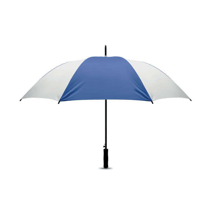Parapluie publicitaire - SWANSEA Blanc / Bleu